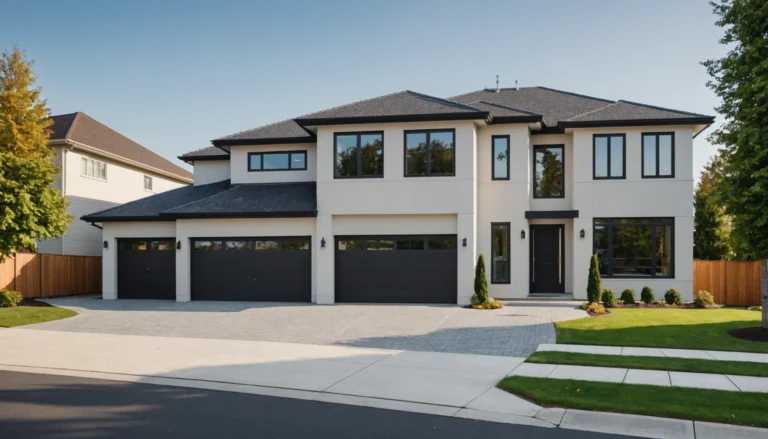 maison avec garage double
